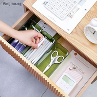 Weijiao Clear Drawer Organizer Transparent Drawer Divider Storage Box Bathroom Makeup Organizer Kitchen Tableware Organizer Boxes SG