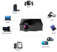 Brand New Premium UNIC UC46 Portable LED Projector. 1200lm. WIFI Bluetooth. SG Stock and warranty.