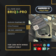 (READY STOCK in Singapore) KyeBriq BRIQ3-DIVO/PRO/LITE  Android Box for Car | ALL NEW ANDROID 13 2023 MODEL | Wireless Android Auto | Wireless Carplay | Upgrade existing Car Headunit