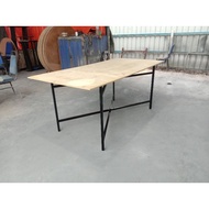 meja petak plywood 3' x 6'