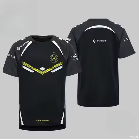 2025 CS2 Esports Team Team Vitality New Jersey CSGO Major Training Uniform Gamer Fans Custom T Shirt
