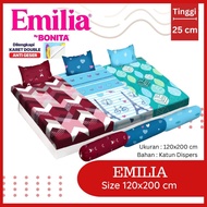 MR.GROUP - EMILIA BONITA SINGLE BEDSHEET 120X200 HEIGHT 25CM DISPERSE NEWEST MOTIF / SMOOTH / SOFT