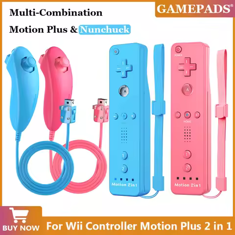 Wii Controller for Nintendo Wii, Wii Remote with Silicone Case and Strap Compatible with Nintendo Wi
