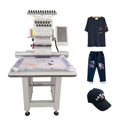 Swm Pr670e Japan Brand Brother Embroidery Machine Single Head Computerized Pr1050x Pe800 670 E 1900