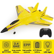 Kapal terbang kawalan jauh rechargeable 2.4G Remote Control Airplane LED light tiktok RC toy aeropla