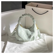 New Style Cloud Bag Pleated Light Luxury Small Bag Portable Messenger Bag High-End Cloud Bag