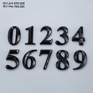 Number Sticker 3d Three-Dimensional 5cm House Number Number Household Acrylic English Letter Office 