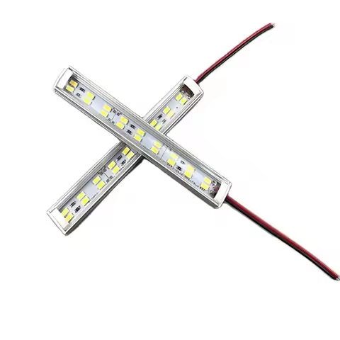 2pcs LED Bar Tube Light 12V 24V Red Green Blue 4000k 9CM 14CM 3W 5W LED Hard Strip for Showcase Mach