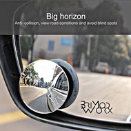 Blind Spot Mirror 360 Rotatable for Motorcycle Car SUV Truck Van