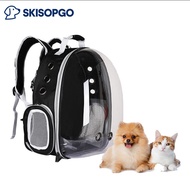 SKISOPGO Pet Carrier Portable Dog Cat Space Capsule Backpack Kucing Beg Portable Outdoor Travel Bag