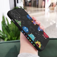 เคสมอนสเตอร์แอสเซมบลี Samsung Galaxy A73 A53 A33 A23 A13 A03 A03S A24 A04 A04S A05 A05S 5G 4G Core ซิลิโคนเหลวรูปแบบด้านข้าง