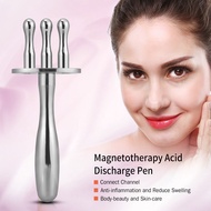 【High Cost-Performance】 3 Forks Magnetotherapy Acid Discharge Pen Magnetic Meridian Point Magnetic M