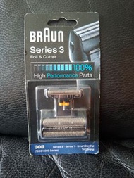 百靈 Braun Series 3 替換刀頭和刀網組件 30B 適用於Series 3、Series 1、SmartControl 和TriControl 系列（7000/4000 系列）電鬍刀零件