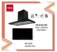 Teka DSI90 AD VR2 Hood (1500m3/h) + Induction Hob  2G with Ducting Set