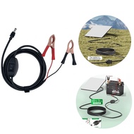 For Starlink Mini 12-48V Alligator Clip To DC Power Cable 300cm 16AWG Wire Built-in Switch For Starl