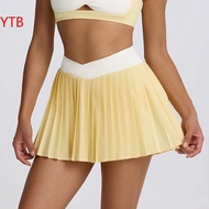 Cotopaxi European And American Sports Dress Anti-Exposure Slip Yoga Outfit Fitness Tennis Skirt Spor