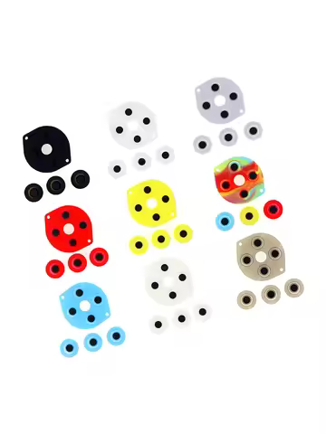 1set Replacement For Sega GG Controller Silicone Conductive Rubber Pad Button Key Pads Button For Se