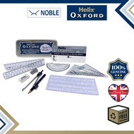 Helix Oxford Premium Maths Set 32166 | Complete Geometry Kit with Metal Compass & Tin Case