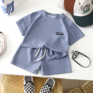 SARAHSTORE.ID SETELAN ANAK TRENDI SETELAN CASUAL KOREAN STYLE USIA 1-5 TAHUN WAFFLE UNIQLO SETCEL TE