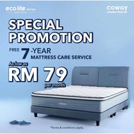 [𝟱 𝗬𝗲𝗮𝗿 𝗙𝗿𝗲𝗲 𝗦𝗲𝗿𝘃𝗶𝗰𝗲 ❤️] [𝗥𝗠𝟳𝟵 Sebulan] Coway EcoLite Set Tilam Katil Mampu Milik | Mattress Bed Fra