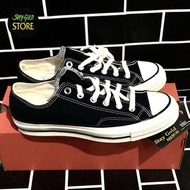 CONVERSE 162058C CHUCK TAYLOR 70s LOW BLACK EGRET RESMI PT MAPORIGINAL