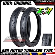 ESR MOTOR TAYAR TYRE TUBELESS 17 INCH 60/90 70/80 70/90 80/80 80/90 90/80 100/80 110/70 120/70