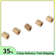 5Pcs Brass 10T Pinion Gear Motor Gear for  SCX24 1/24 RC Crawler Car Accessories