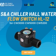 S&a Chiller Hall Water Flow Switch HL-12 for CW3000 CW5000 CW5200