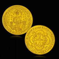 Official Logistics Directly Until 1343 United Kingdom Edward Third Florin Gold Coin Crafts Silver Do