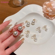Adegree Pearl Ear Clip Fashion Without Ear Hole Earings Simple Ear Cuff Fake Piercing Fashion Jewelr