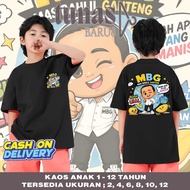 Men's T-shirts Wanita Mbg Bahlil Chibi Motif, Cool Combed 24s Material, Pak Bahlil Handsome