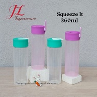 Tupperware Squeeze It 360ml ( 2 PCS) - Turquoise