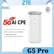 ZTE AI CPE G5 Pro Full Network 5G Mobile Router CPE WiFi7 Dual band Gigabit Ethernet Port MC8512