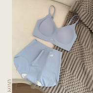【BELI 1 SET PERCUMA 1 SET】KOMY ANGEL COLLECTION/ 24 HRS SEAMLESS BRA SET/ WIRELESS PUSH UP BRA/ PREM