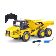 new Huina 1/18 Rc Truck Dumper 1553 Excavator Crawler Remote Controlled Car 11 Channel Rc Car Electr