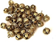 100 pcs Indian Brass Ghongroo Bells Loose Beads Music Dance Classes Kathak Ghungroo Gold 2 cm Anklets Bells