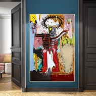 Holover jean Michel basquiat \ Jesus 11 \ trừu tượng graffiti vải nghệ thuật tranh vải bố nghệ thuật
