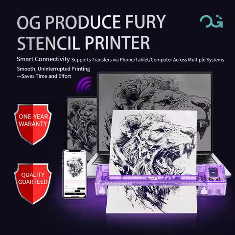 OG PRODUCE FURY Wireless Tattoo Transfer Stencil Printer