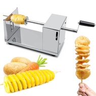 LMETJMA Manual Tornado Potato Spiral Cutter Twisted Potato Slicer Spiral Potato Cutter French Fry Po