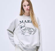 เสื้อสเวตเตอร์คอกลม MARDI MERCREDI แฟชั่นฤดูใบไม้ผลิ 2023 ผ้าฝ้าย สวมใส่สบาย เสื้อคลุมกันหนาวแบบลำลอ