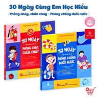 Book series - 30 days to learn about fire prevention/drowning prevention with me - Dinh Ti Books