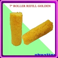 7'' GOLDEN PAINT ROLLER REFILL / 7" PAINT ROLLER SET / MENGECAT ROLLER