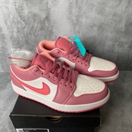 Sepatu Sneakers Nk Air Jordan 1 Low Desert Berry