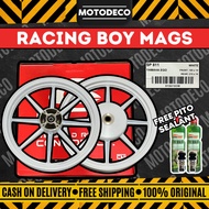 RACING BOY MAGS FOR MIO SPORTY - WHITE - SIZE 14 ( FREE PITO AND SEALANT )