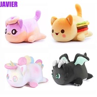 JAVIER Aphmau Plush Toys Burger Pillow Plushie Pillow Meemeow Plush Toys Kawaii French Fries Stuffed