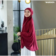 Halima Cadar / Bhn Jersey / Hijab Kerudung Bergo / Instan French Khimar / Hijab Cadar Instan / COD