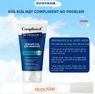 Sữa Rửa Mặt Compliment No Problem sạch sâu ngừa mụn 200ml