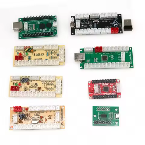 1 Arcade Zero Delay USB Joystick Encoder PCB Board Game Stick Controller PC & Raspberry Pi One Playe