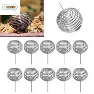 CAUSI 10pcs Gardening Fertilization Baskets, Small Plant With Spikes Bonsai Baskets, Portable Automa