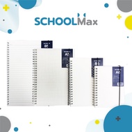 Saengroong A Transparent Cover Notebook Opaque Ring-Bound (Size A5 A6 B5 B6) Contains 1 Clear Envelo